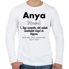 PRINTFASHION Anya jelentése - Férfi hosszú ujjú póló - Fehér férfi póló