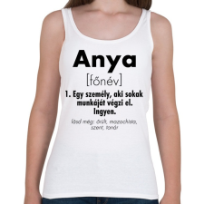 PRINTFASHION Anya jelentése - Női atléta - Fehér női trikó
