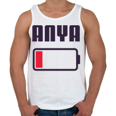 PRINTFASHION Anya kimerült - Férfi atléta - Fehér