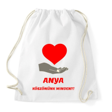 PRINTFASHION Anya köszönünk mindent - Sportzsák, Tornazsák - Fehér tornazsák