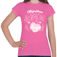 PRINTFASHION Anya leszek - Hónappal (fehér) - Női póló - Rózsaszín női póló