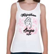 PRINTFASHION Anya leszek - Hónappal (fekete) - Női atléta - Fehér