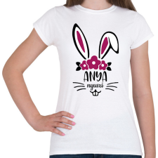 PRINTFASHION Anya nyuszi - Női póló - Fehér női póló