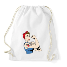PRINTFASHION Anya - Sportzsák, Tornazsák - Fehér tornazsák