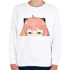 PRINTFASHION Anya - Spy x family - Gyerek pulóver - Fehér