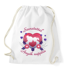 PRINTFASHION Anyák napja - Sportzsák, Tornazsák - Fehér tornazsák