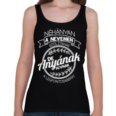 PRINTFASHION Anyának hívnak a legfontosabbak - Női atléta - Fekete