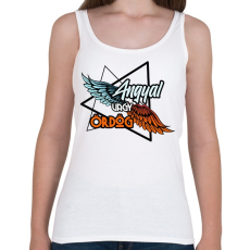 PRINTFASHION anygal vagy ördög - Női atléta - Fehér