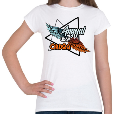 PRINTFASHION anygal vagy ördög - Női póló - Fehér női póló