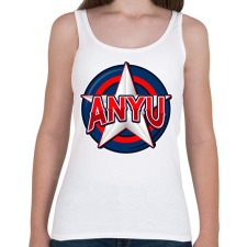 PRINTFASHION ANYU - Női atléta - Fehér női trikó