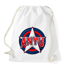 PRINTFASHION ANYU - Sportzsák, Tornazsák - Fehér tornazsák