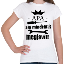 PRINTFASHION Apa aki... - Női póló - Fehér női póló