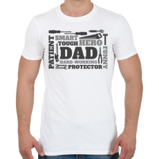 PRINTFASHION Apa - Férfi póló - Fehér