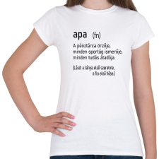 PRINTFASHION Apa (fn) - Női póló - Fehér női póló