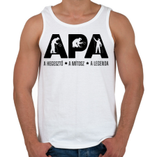 PRINTFASHION Apa - hegesztő - Férfi atléta - Fehér atléta, trikó