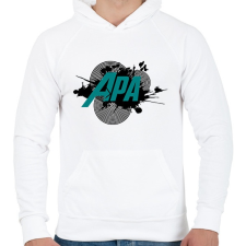 PRINTFASHION apa hős - Férfi kapucnis pulóver - Fehér női pulóver, kardigán