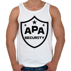 PRINTFASHION Apa security fekete - Férfi atléta - Fehér