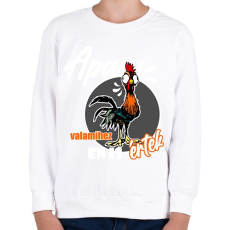 PRINTFASHION apa valamihez értek - Gyerek pulóver - Fehér