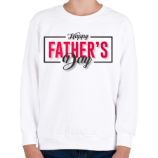 PRINTFASHION Apák napja - Gyerek pulóver - Fehér gyerek pulóver, kardigán