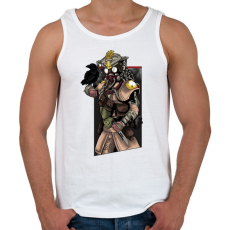 PRINTFASHION Apex Legends Bloodhound - Férfi atléta - Fehér