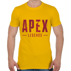 PRINTFASHION Apex Legends - Férfi póló - Sárga
