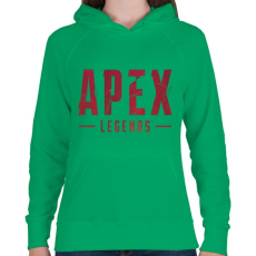 PRINTFASHION Apex Legends - Női kapucnis pulóver - Zöld
