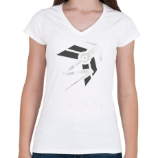 PRINTFASHION Apex Legends - Pathfinder - Női V-nyakú póló - Fehér