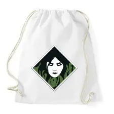 PRINTFASHION Apex Legends Wraith Jelvény (Badge) - Sportzsák, Tornazsák - Fehér tornazsák