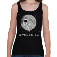 PRINTFASHION apollo11 - Női atléta - Fekete női trikó