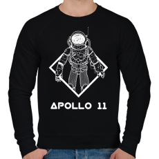 PRINTFASHION Apollo 11 - Férfi pulóver - Fekete