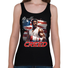 PRINTFASHION APOLLO CREED - Női atléta - Fekete női trikó