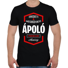 PRINTFASHION Ápoló prémium minőség - Férfi póló - Fekete férfi póló