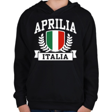 PRINTFASHION Aprila Italia  - Gyerek kapucnis pulóver - Fekete
