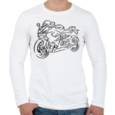 PRINTFASHION Aprilia RS 660  - Férfi hosszú ujjú póló - Fehér