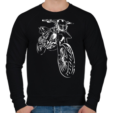 PRINTFASHION apriliasxf - Férfi pulóver - Fekete