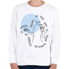 PRINTFASHION Április végén - Gárdonyi Géza - Gyerek pulóver - Fehér gyerek pulóver, kardigán