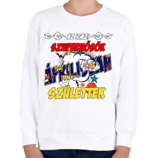 PRINTFASHION Áprilisi szuperhős - Gyerek pulóver - Fehér gyerek póló