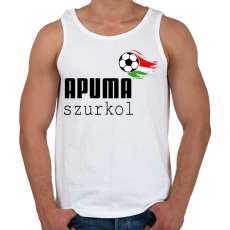 PRINTFASHION Apuma szurkol - Férfi atléta - Fehér