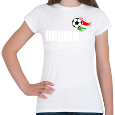 PRINTFASHION Apuma szurkol - Női póló - Fehér női póló