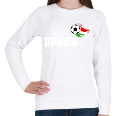 PRINTFASHION Apuma szurkol - Női pulóver - Fehér