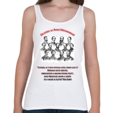 PRINTFASHION Aradi Vértanúk Minta I. - Női atléta - Fehér női trikó