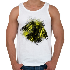 PRINTFASHION arany holló - Férfi atléta - Fehér