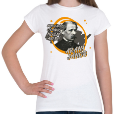 PRINTFASHION Arany János - Mindenki gyanús - Női póló - Fehér