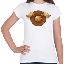 PRINTFASHION Arany labda - Női póló - Fehér női póló
