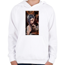 PRINTFASHION Arcane League of Legends - Gyerek kapucnis pulóver - Fehér