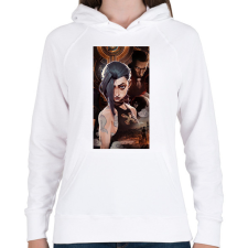 PRINTFASHION Arcane League of Legends - Női kapucnis pulóver - Fehér női pulóver, kardigán