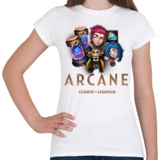 PRINTFASHION Arcane rewards - Női póló - Fehér