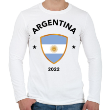 PRINTFASHION ARGENTINA - Férfi hosszú ujjú póló - Fehér férfi póló