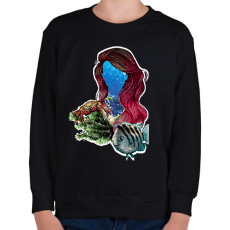 PRINTFASHION ariel - Gyerek pulóver - Fekete