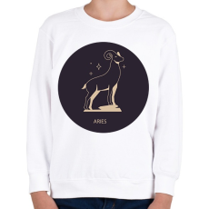 PRINTFASHION Aries - Kos - Gyerek pulóver - Fehér